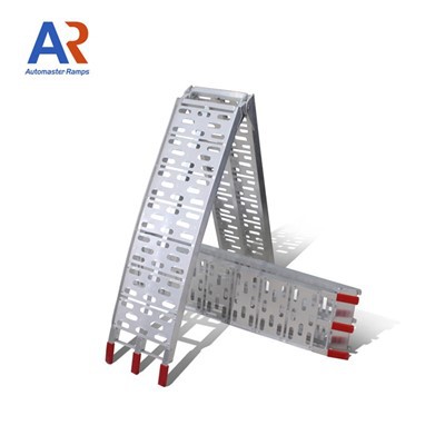 Sulankstomos aliuminio keturračių rampos